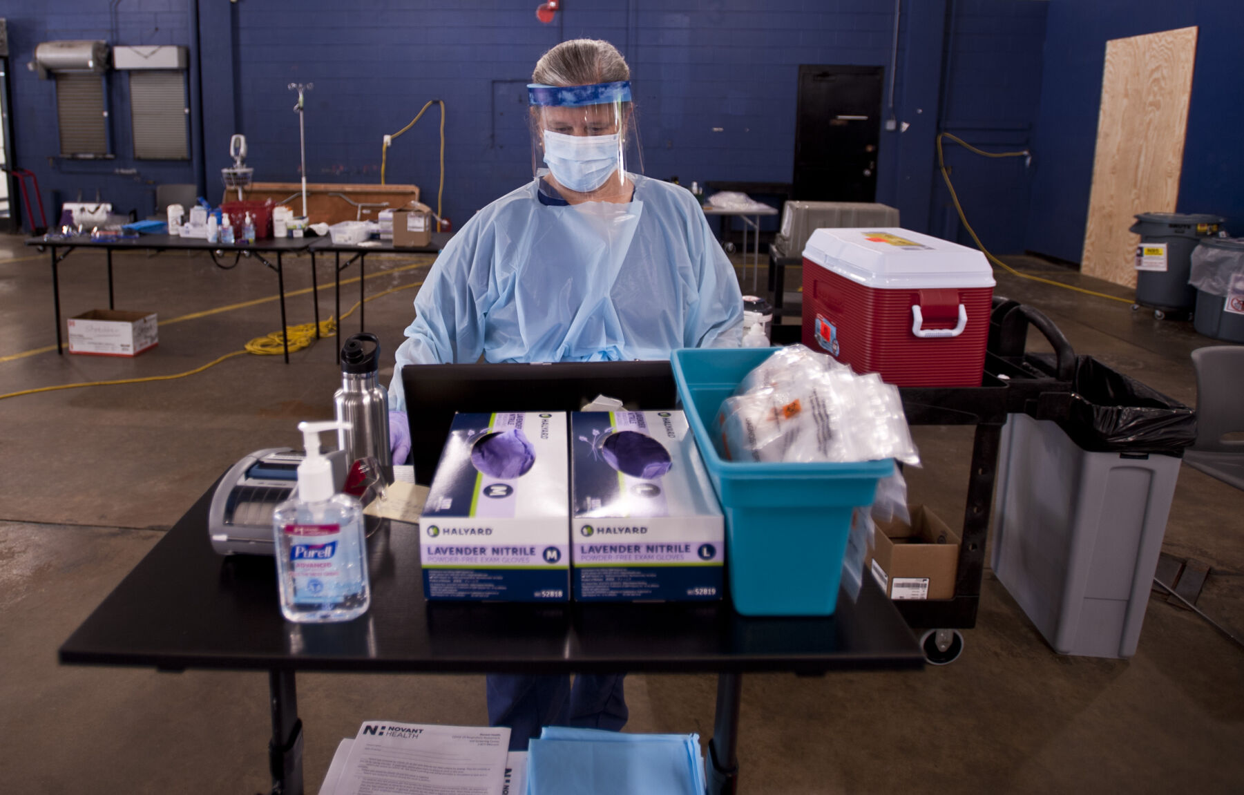Novant COVID screening center